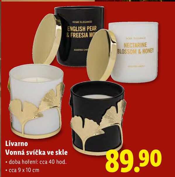 Livarno Vonná svíčka ve skle