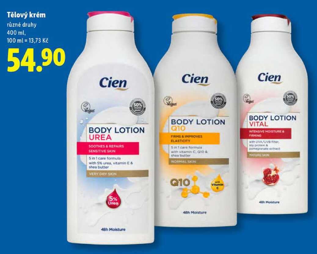 Tělový krém, 400 ml