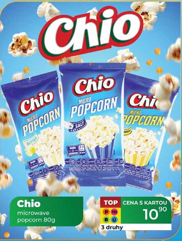 Chio microwave popcorn 80g 