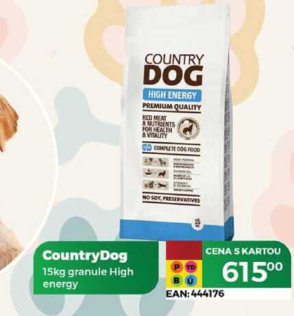 CountryDog 15kg granule High energy 
