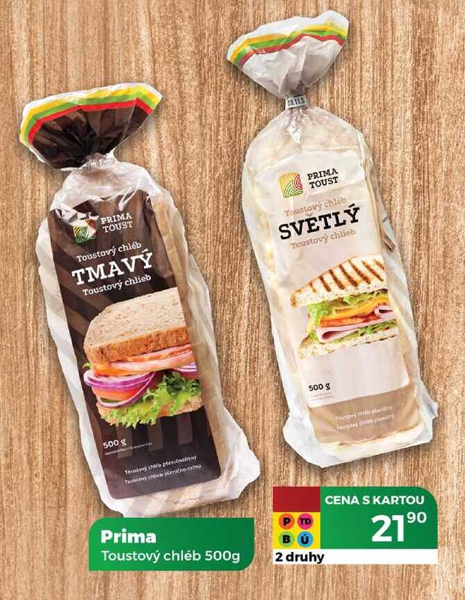 Prima Toustový chléb 500g