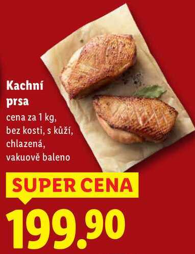 Kachní prsa, cena za 1 kg