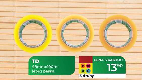 TD 48mmx100m lepicí páska 