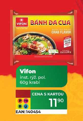 Vifon inst. rýž. pol. 60g krabí  