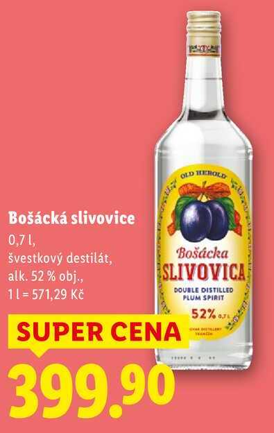 Bošácká slivovice, 0,7 l