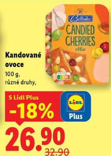 Kandované ovoce, 100 g