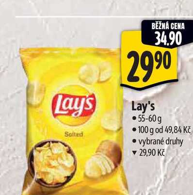   Lay's  55-60 g 