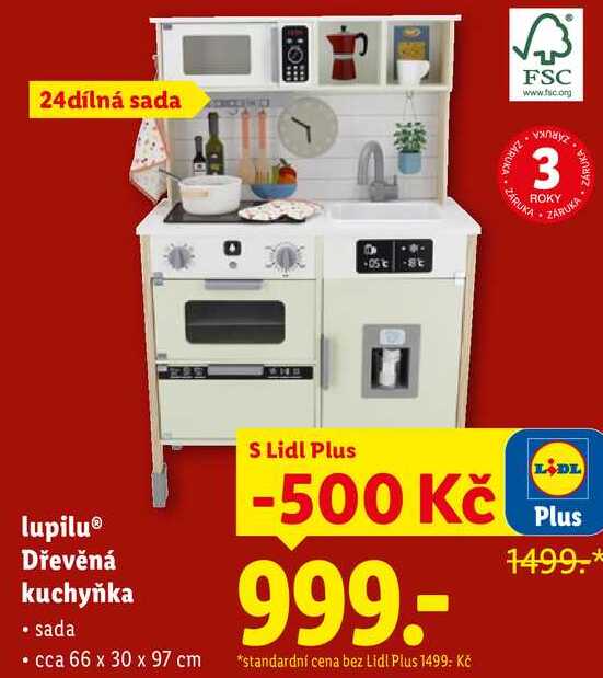 lupilu Dřevěná kuchyňka