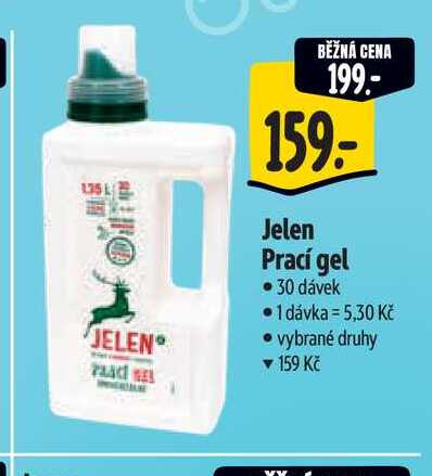   Jelen Prací gel  30 dávek  