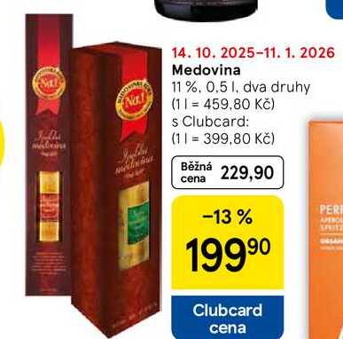 Medovina 11 %, 0.5 l