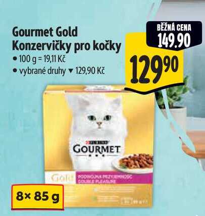 Gourmet Gold Konzervičky pro kočky 100 g