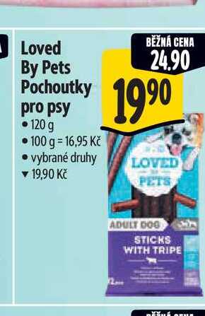 Loved By Pets Pochoutky pro psy 120 g