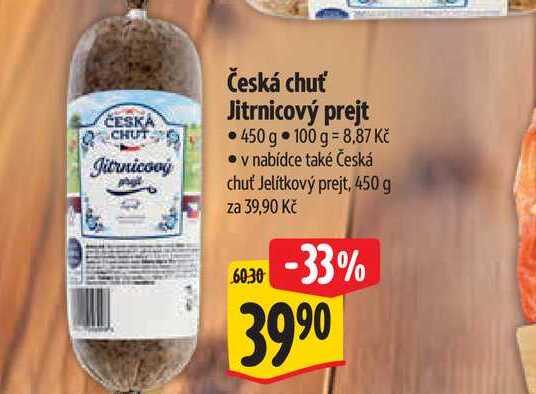  Česká chuť Jitrnicový prejt 450 g  
