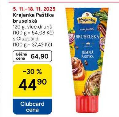 Krajanka Paštika bruselská, 120 g