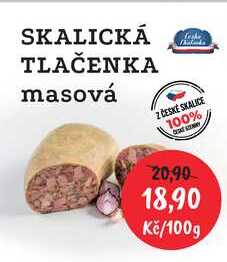 SKALICKÁ TLAČENKA masová 100g