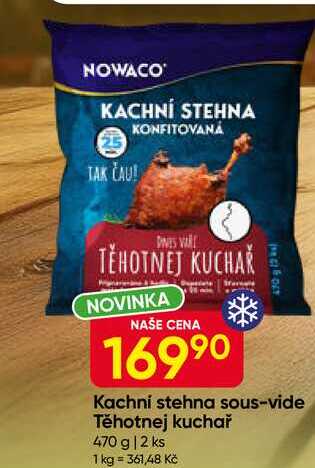 NOWACO Kachní stehna sous-vide Těhotnej kuchař 470 g