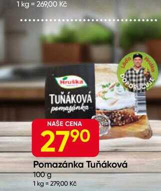 Hruška Pomazánka Tuňáková 100 g