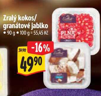 Zralý kokos/granátové jablko, 90 g