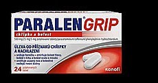 PARALEN GRIP® chřipka a bolest 500 mg/25 mg/5 mg 24 potahovaných tablet