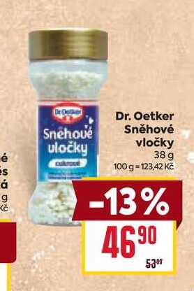 Dr.Oetker sněhové vločky 38g