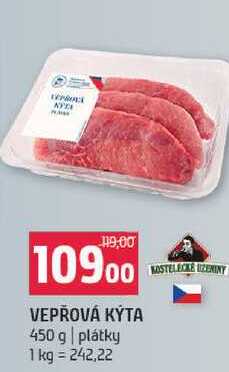VEPŘOVÁ KYTA 450g plátky 
