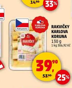 RAKVIČKY KARLOVA KORUNA, 130 g