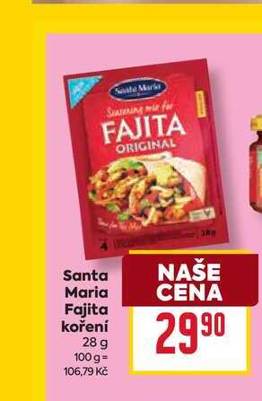 Santa Maria Fajita koření 28 g