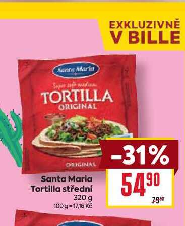 Santa Maria Tortilla střední 320 g