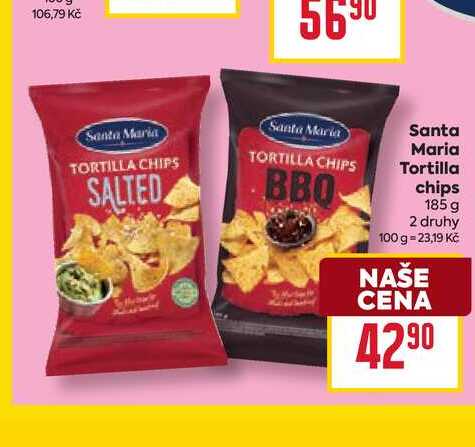 Santa Maria Tortilla chips 185 g