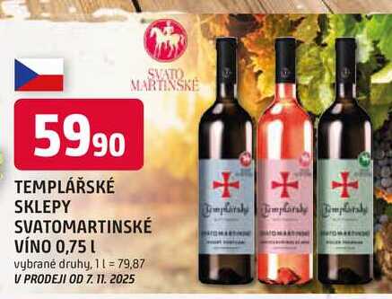 SVATOMARTINSKÉ VÍNO 0,75 L 