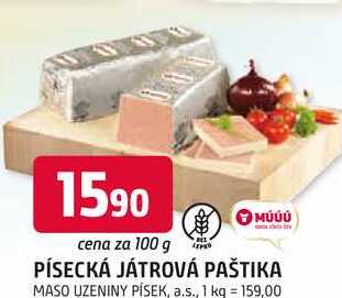 MÚÚÚ PÍSECKÁ JÁTROVÁ PAŠTIKA 100g