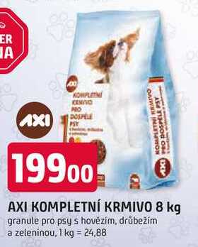 AXI KOMPLETNÍ KRMIVO 8 kg granule pro psy