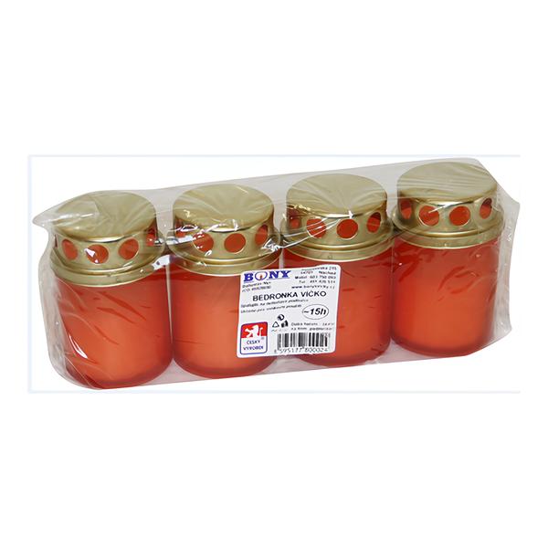 Bony Hřbitovní svíčka s víčkem