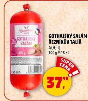 GOTHAJSKÝ SALÁM ŘEZNÍKŮV TALÍŘ, 400 g