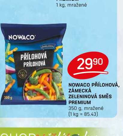 NOWACO PŘÍLOHOVÁ, ZÁMECKÁ ZELENINOVÁ SMĚS PREMIUM 350 g