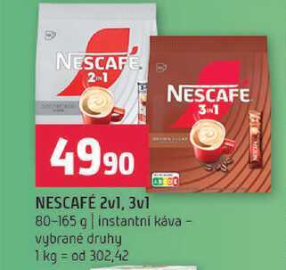 Nescafe 2v1/3v1 80-165g