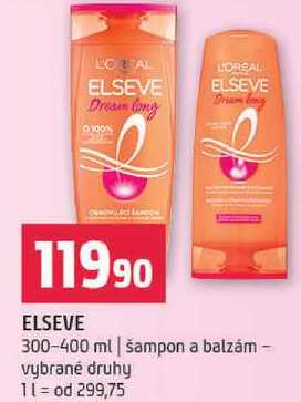 Elseve šampon nebo balzám 300-400ml