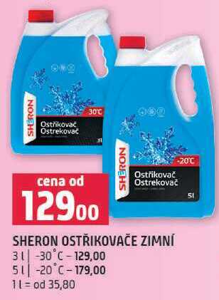 SHERON Ostřikovače zimní 3/5l