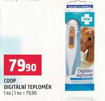 COOP DIGITÁLNÍ TEPLOMĚR 1 ks