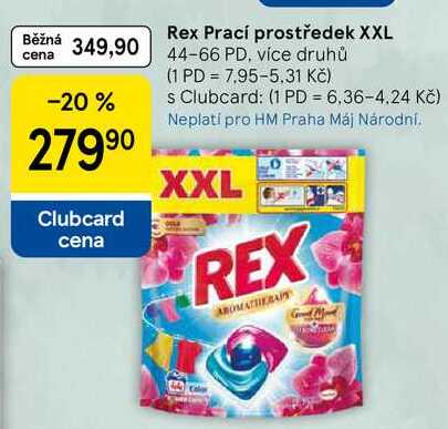 Rex Prací prostředek XXL, 44-66 PD, více druhů 