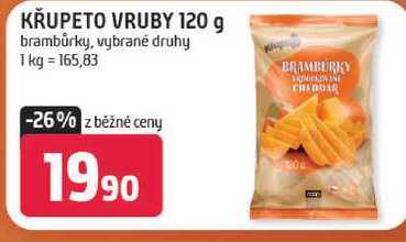 KŘUPETO VRUBY 120 g