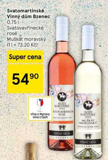 Svatomartinské Vinný dům Bzenec, 0.75 l