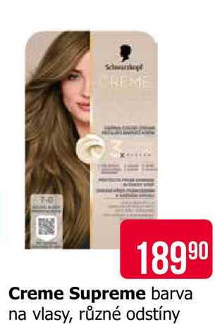 Schwarzskopf Creme Supreme barva na vlasy, různé odstíny 