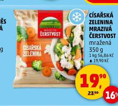 CÍSAŘSKÁ ZELENINA MRAZIVÁ ČERSTVOST, 350 g