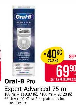 Oral-B Pro -Expert Advanced 75 ml