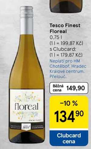 Tesco Finest Floreal, 0.75 l