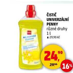 ČISTIČ UNIVERZÁLNÍ PENNY, 1 l