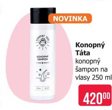 Konopný Táta konopný šampon na vlasy 250 ml