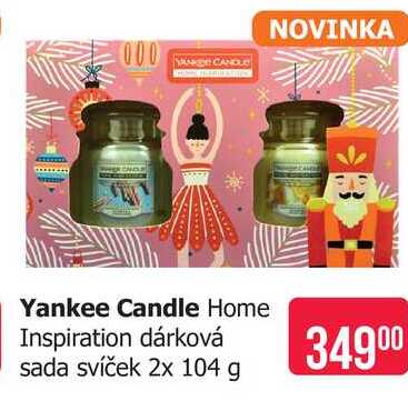 Yankee Candle Home Inspiration dárková sada svíček 2x 104 g