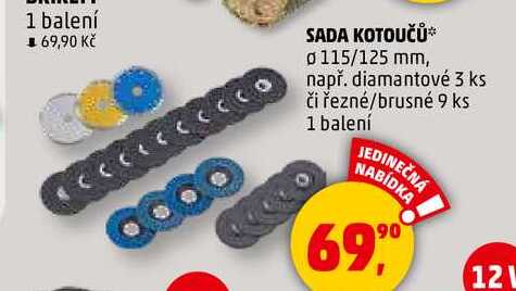 SADA KOTOUČŮ, 1 balení